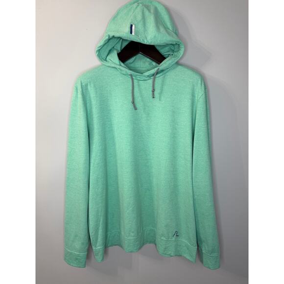 Rhoback Other - Rhoback Golf Hesi Performance Hoodie Mens XL Green Lightweight Pullover